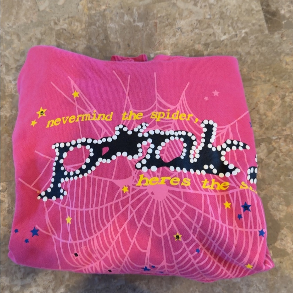 Pink Graphic Hoodie